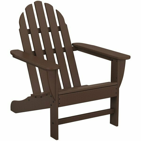 Polywood AD4030MA Mahogany Classic Adirondack Chair 633AD4030MA